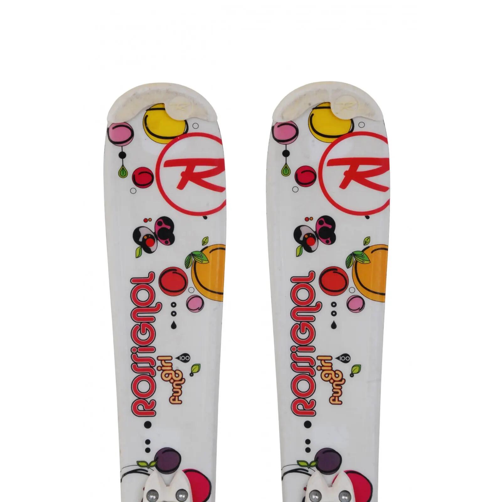 RECONDITIONNE - Ski Junior Rossignol Fun Girl + Fixations 2/4