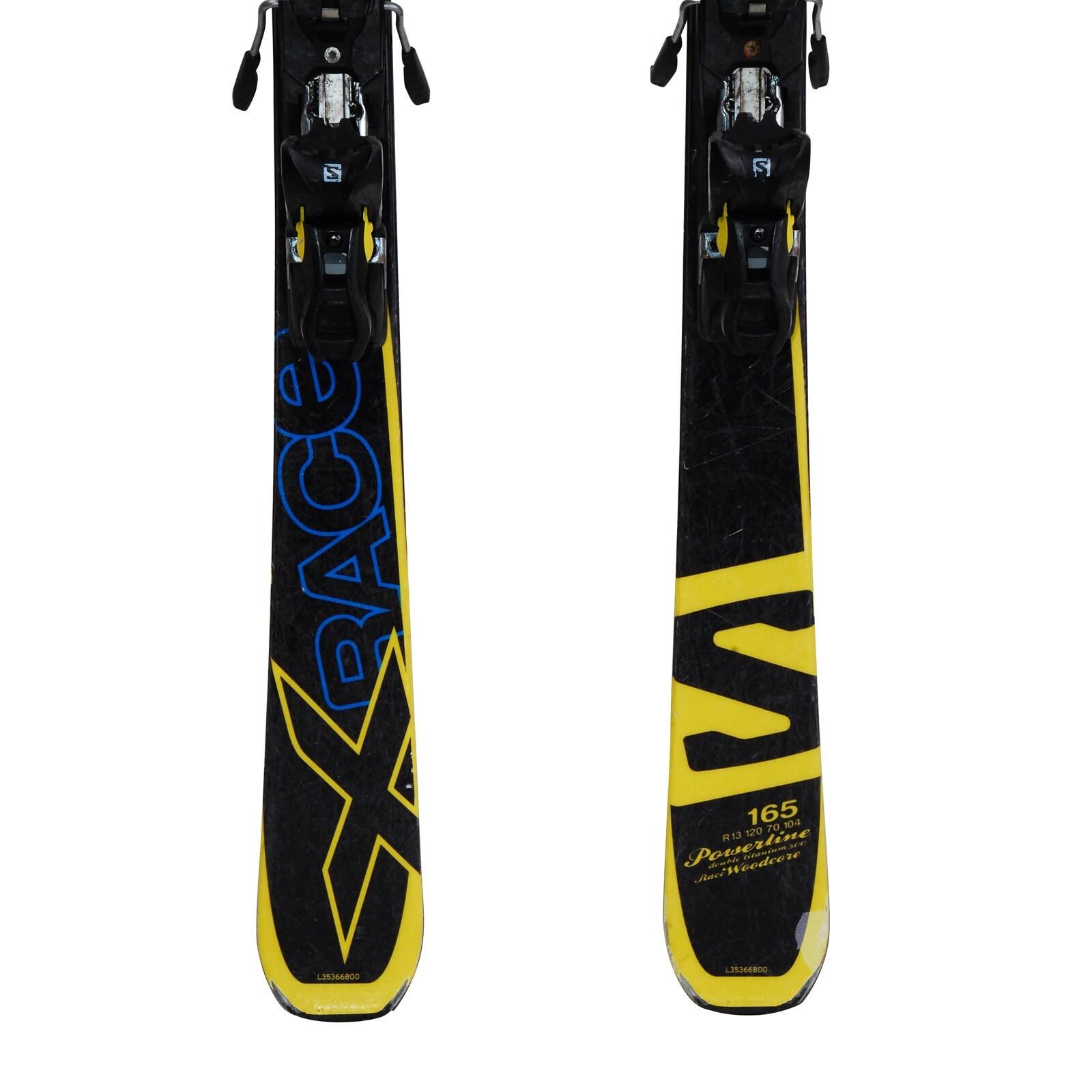 RECONDITIONNE - Ski Salomon X Race + Fixations 4/4