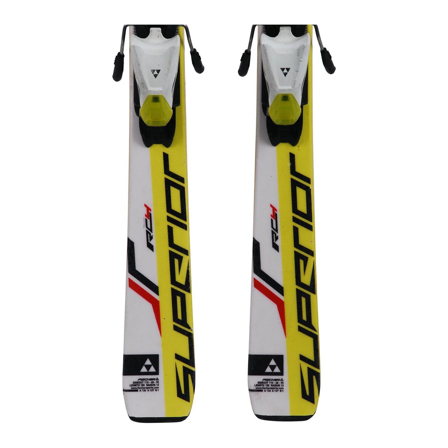 RECONDITIONNE - Ski Junior Fischer Rc4 Superior + Fixations 4/4