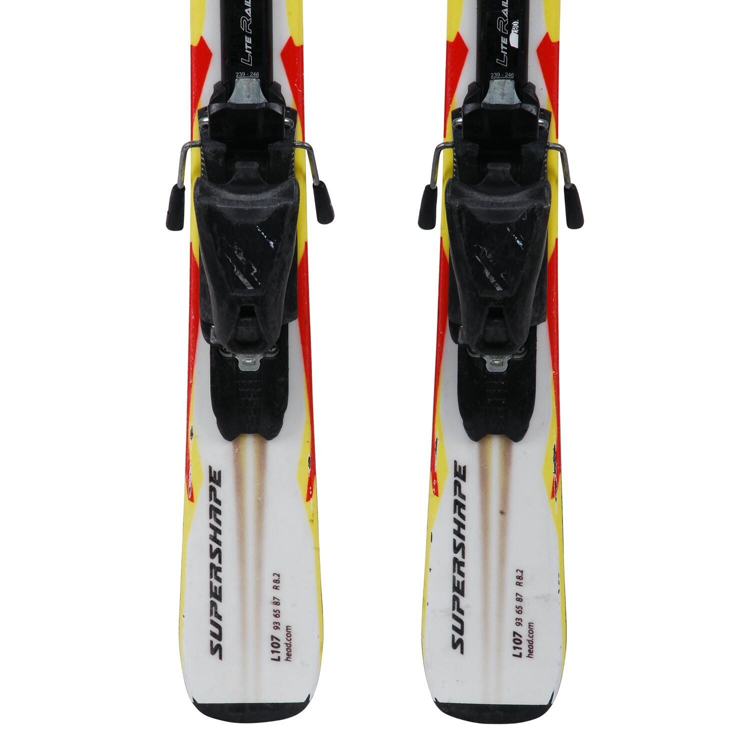 RECONDITIONNE - Ski Junior Head Team Supershape + Fixations 4/4