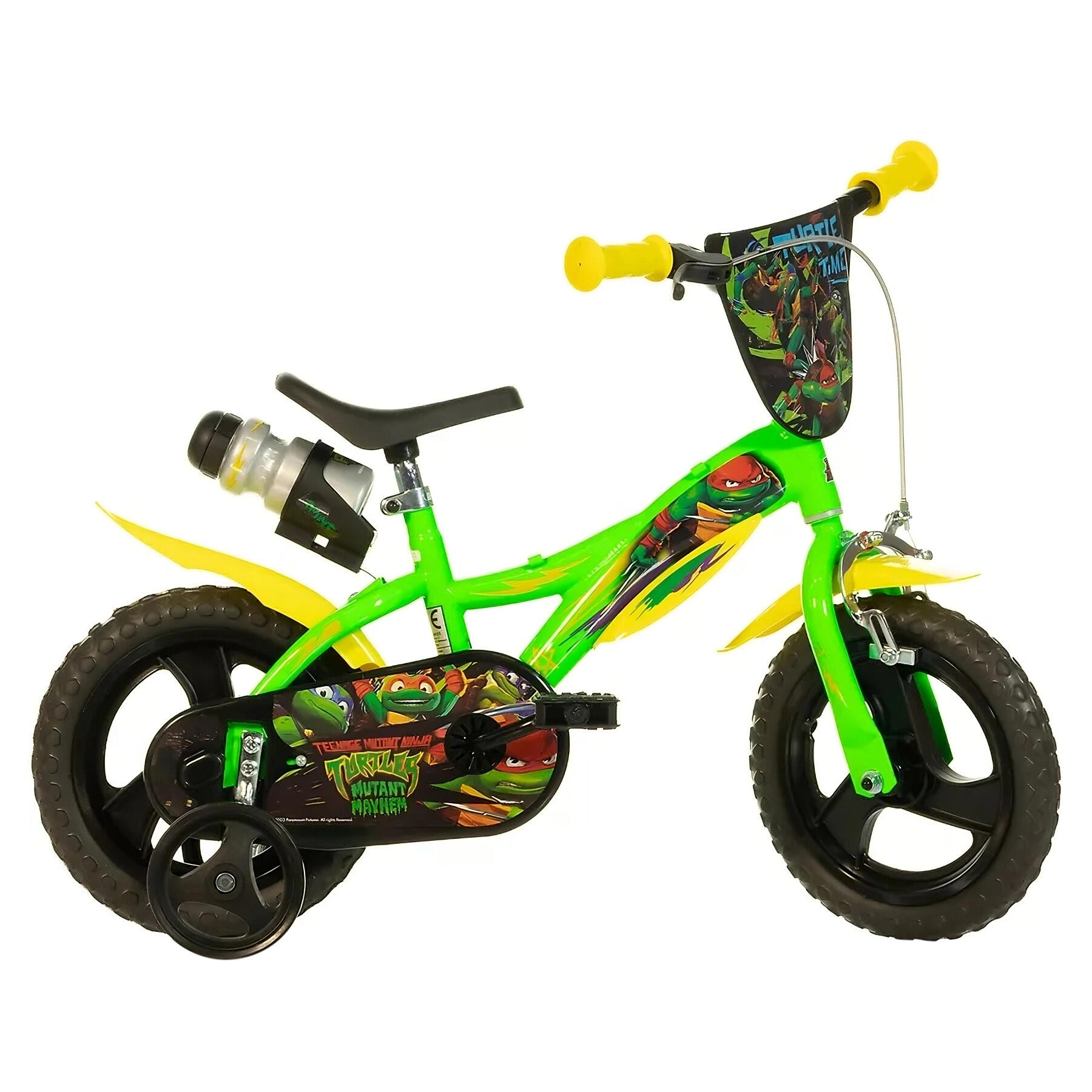 Turtles - Vélo Enfant 12 Pouces 3 Ans Ninja Turtles - Vélo Enfant - Vert - 12" - Decathlon