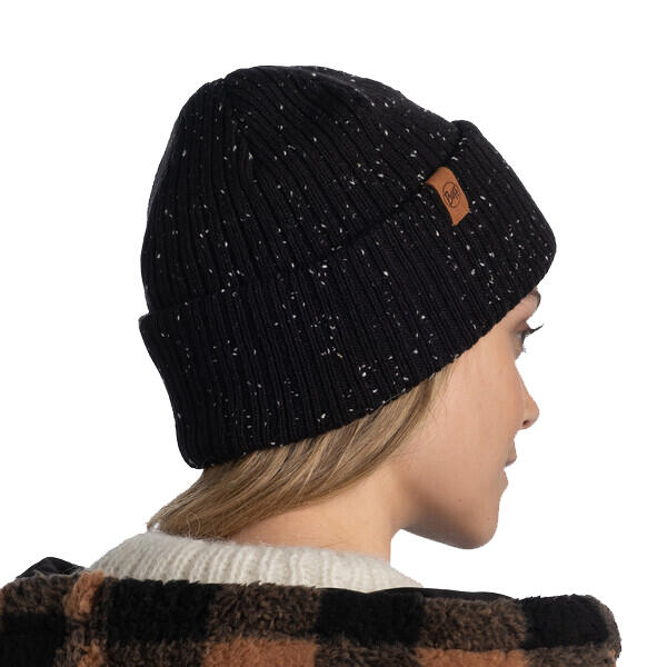 Czapka zimowa dla dorosłych Buff Knited wełna czarna 4/6