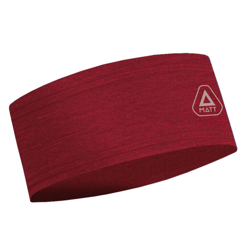 Cinta de Pelo Running Merino Headband Adulto Rojo