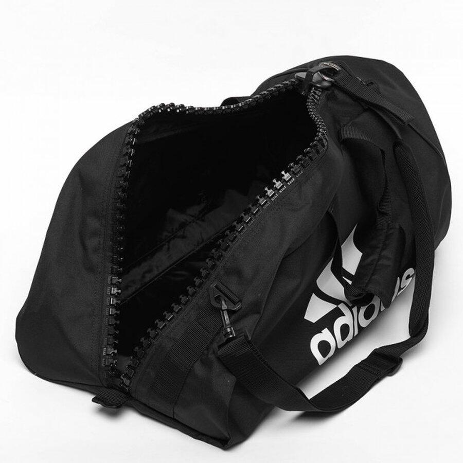 adidas Training Sporttas Polyester 2 in 1 Zwart/Wit 4/7