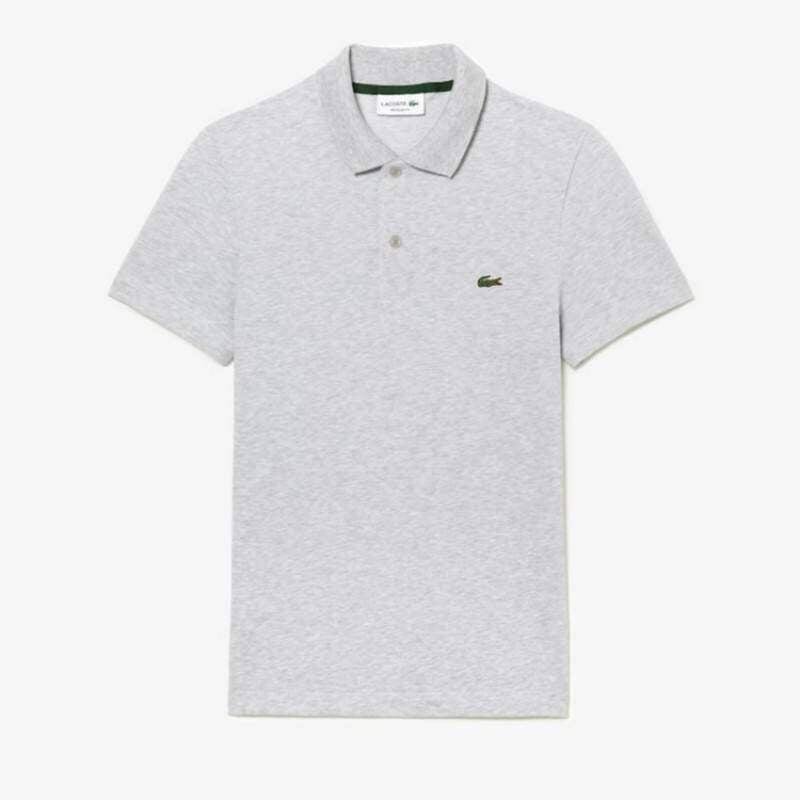 Polo de golf côtelé Lacoste argenté 5/5