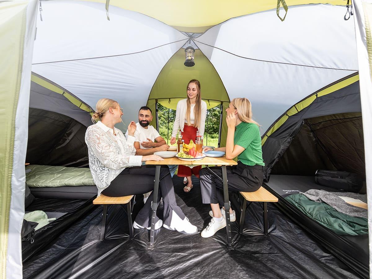 Tente dôme familiale Hammerfest 6 - Camping - 6 personnes  - 2 cabines 6/8