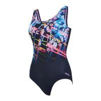 Costume da bagno Zoggs Actionback - Stampa digitale a margherita - Taglia 34 5/6