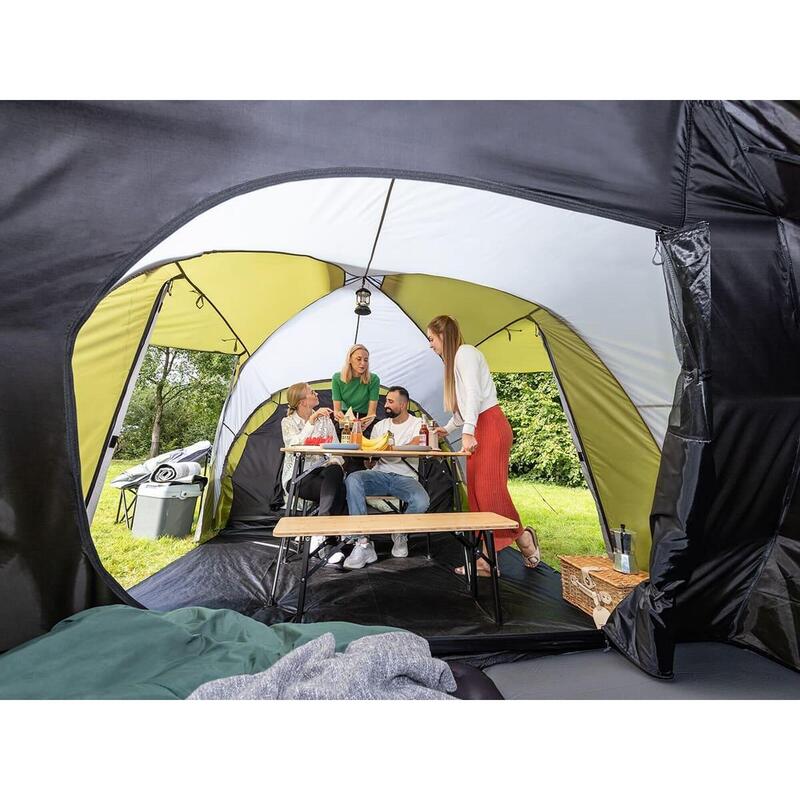 Koepeltent Hammerfest 6 - Campingtent – Voor 6 personen - 2 slaapcabines