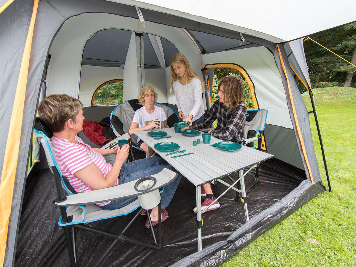 Tente familiale camping Tonsberg 5 Protect - 5 personnes - Tapis de sol cousu 6/8