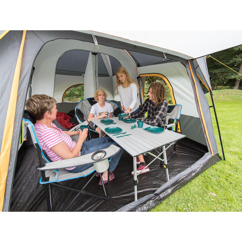 Namiot kempingowy rodzinny Tonsberg 5 Protect, 5-osobowy, odpinany tropik