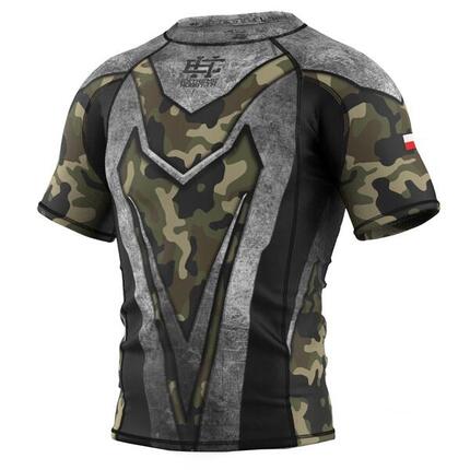 Rashguard homme à manches courtes pour le MMA MILITARY