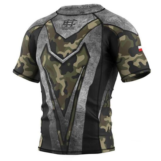 Rashguard homme à manches courtes pour le MMA MILITARY