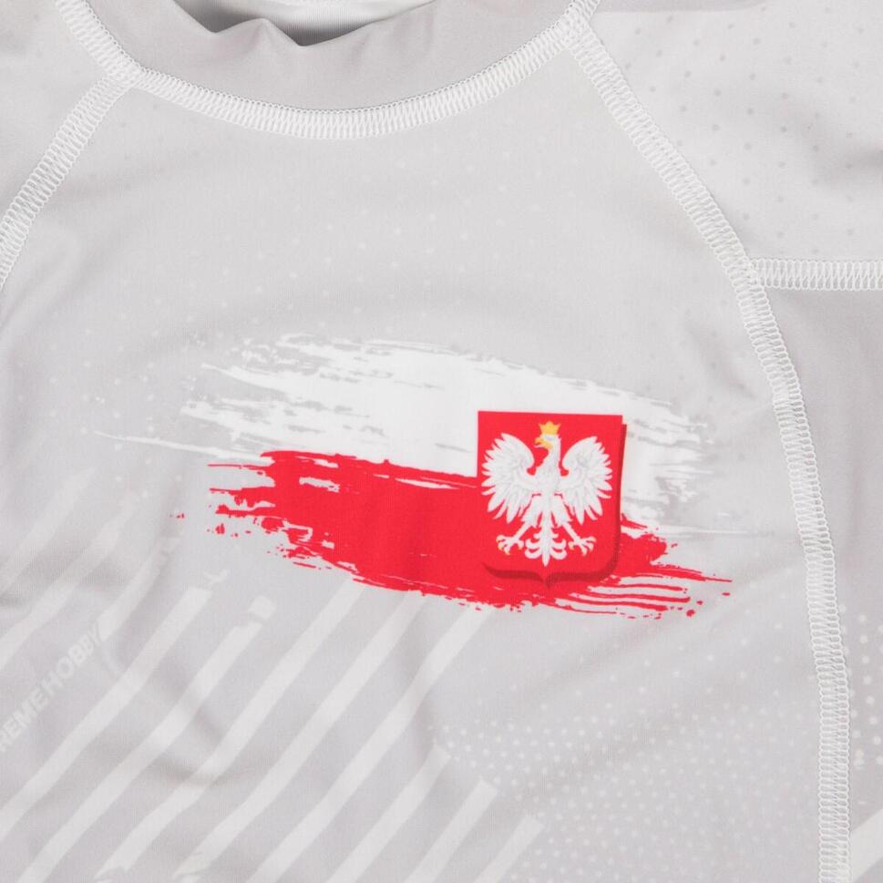 Rashguard dla dzieci do MMA z krótkim rękawem EXTREME HOBBY POLSKA PRIME