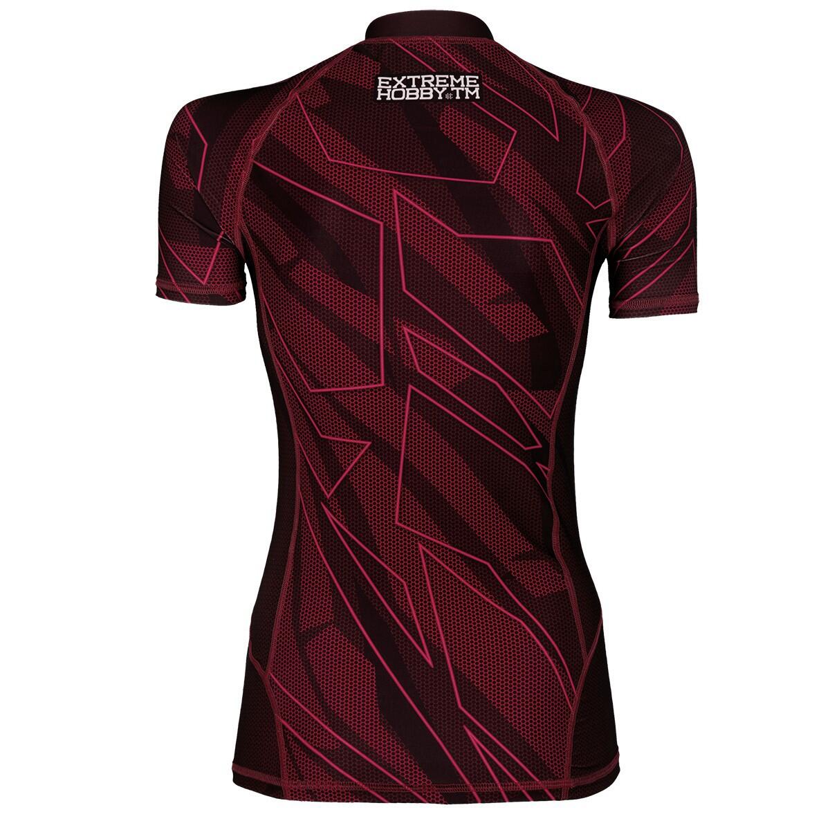 Rashguard donna MMA maniche corte EXTREME HOBBY SHADOW 2/4