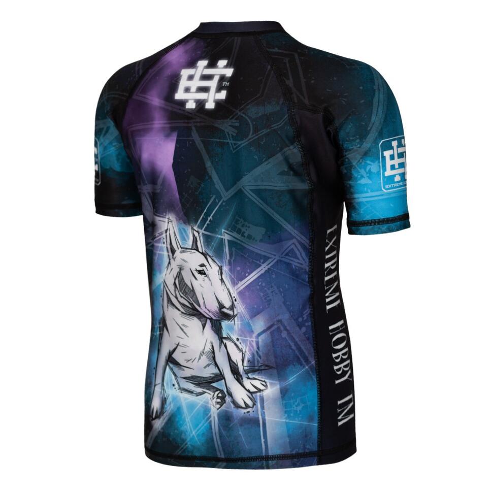 Rashguard dla dzieci do MMA z krótkim rękawem EXTREME HOBBY BULLTERRIER