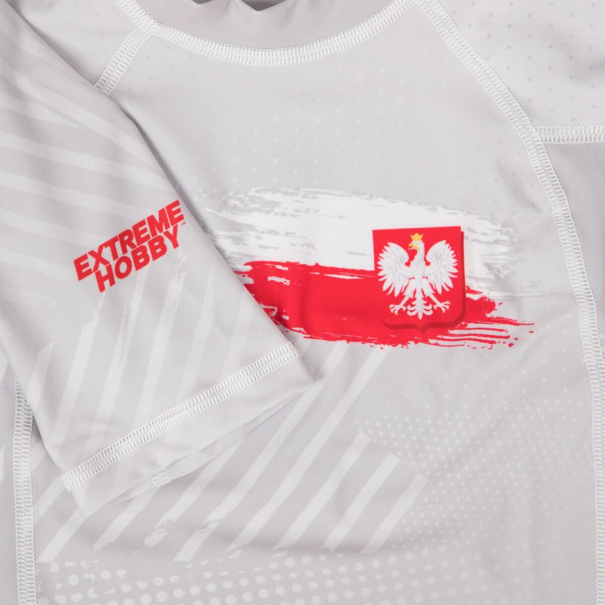 Rashguard dla dzieci do MMA z krótkim rękawem EXTREME HOBBY POLSKA PRIME 4/7