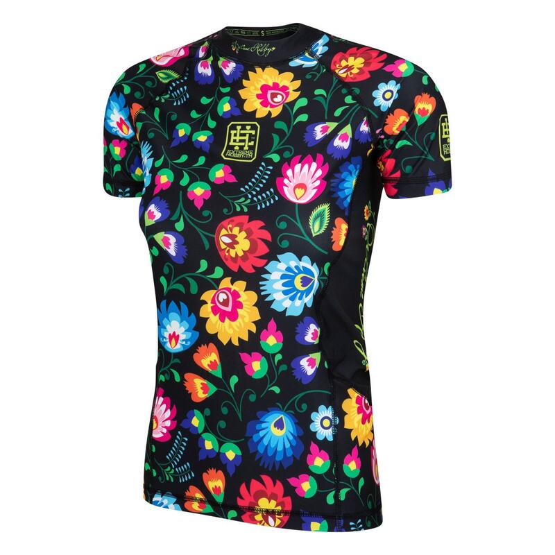 SHEKINI UV-shirt voor dames rashguard lange mouwen ronde hals