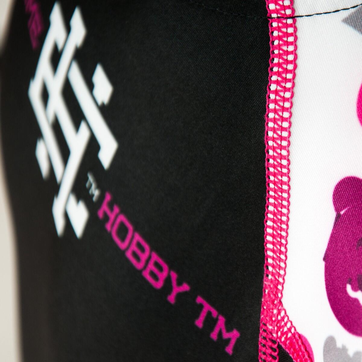 Rashguard à manches courtes enfant MMA EXTREME HOBBY PINK TEDDY BEAR 5/6