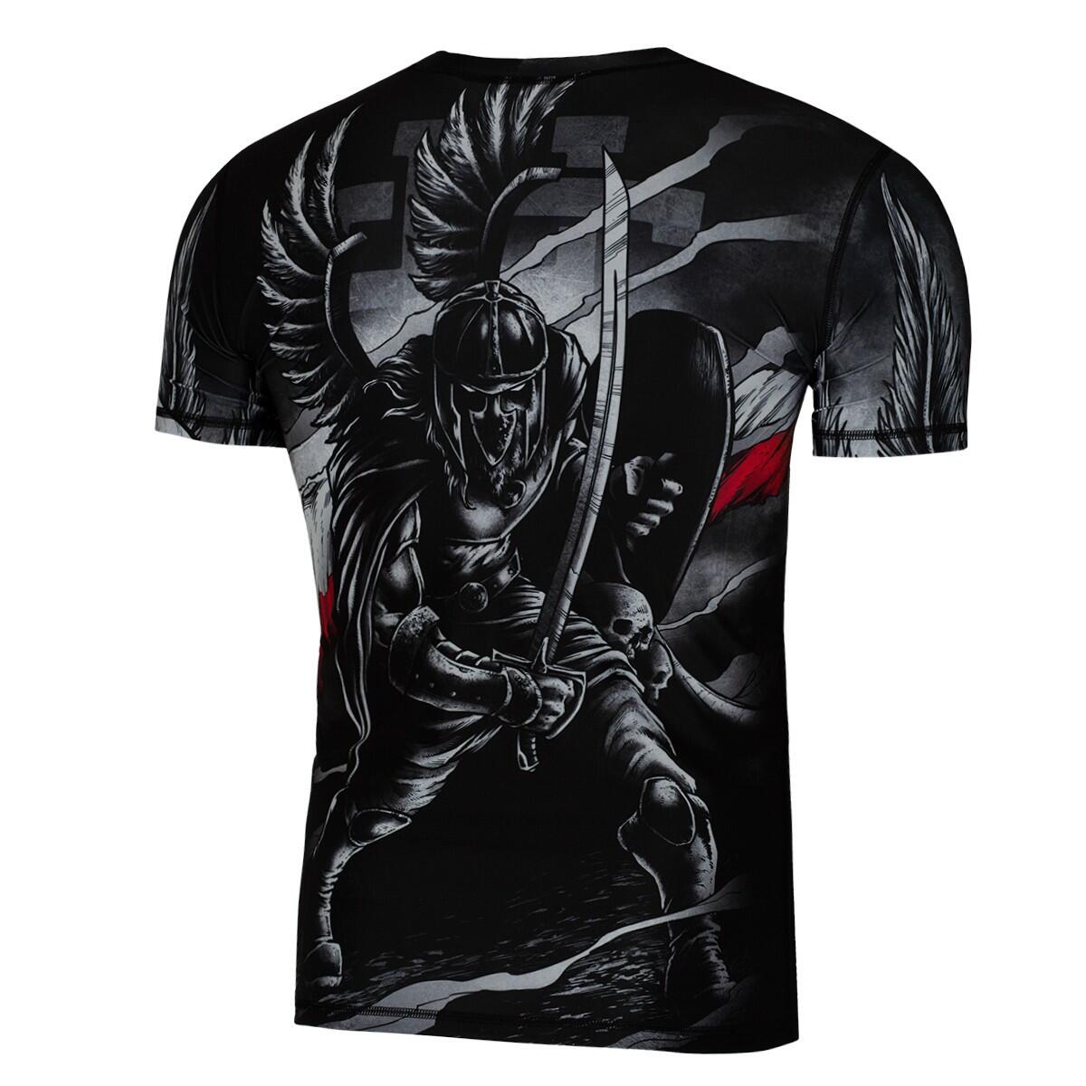 Rashguard da uomo a maniche corte MMA EXTREME HOBBY HUSARZ 3/7