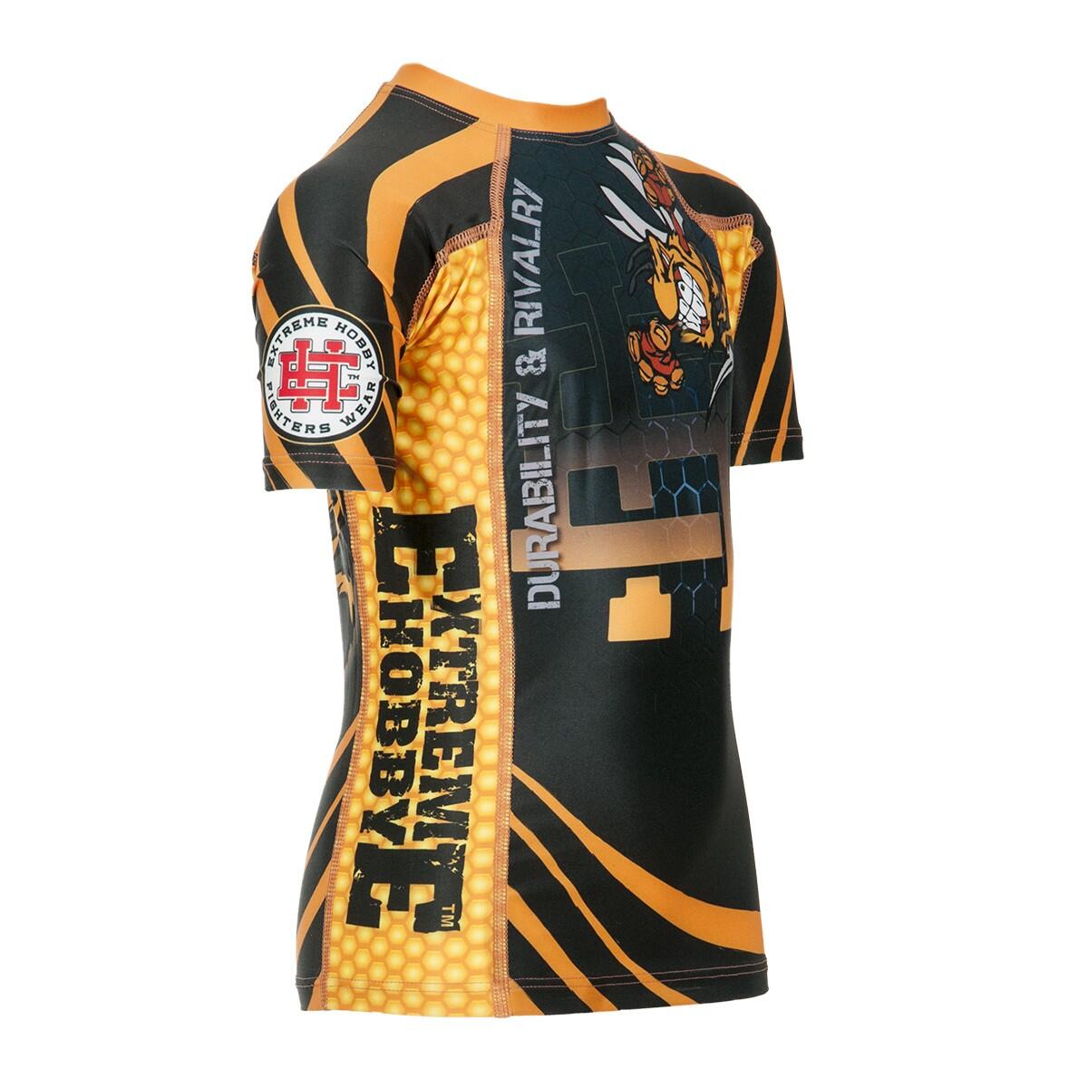 Rashguard à manches courtes pour enfants pour le MMA EXTREME HOBBY ANGRY WASP 4/7