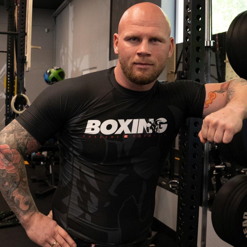 Koszulka Męska na siłownię rashguard MMA EXTREME HOBBY BOLD BOXING