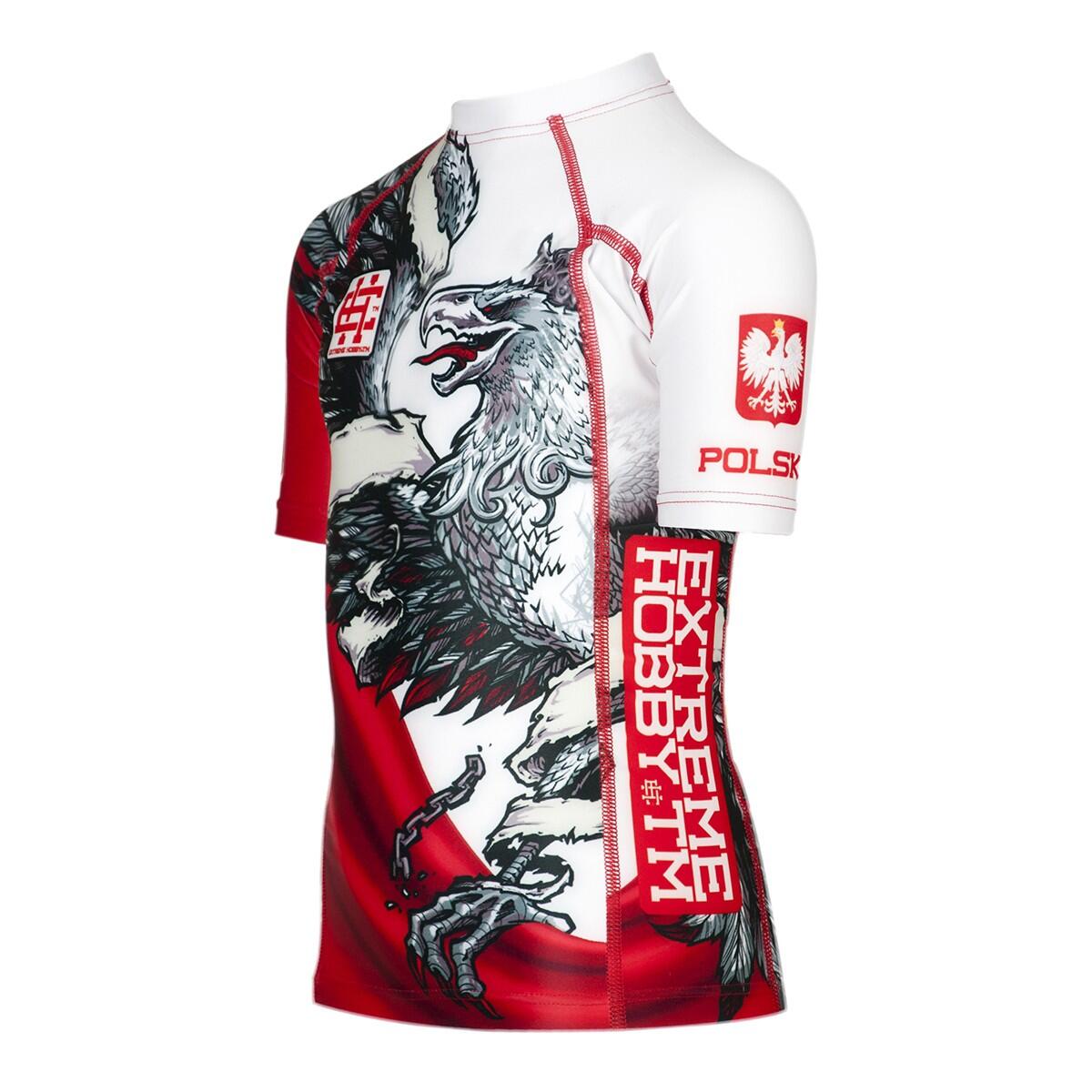 Rashguard à manches courtes pour enfants pour le MMA EXTREME HOBBY POLISH EAGLE 4/7