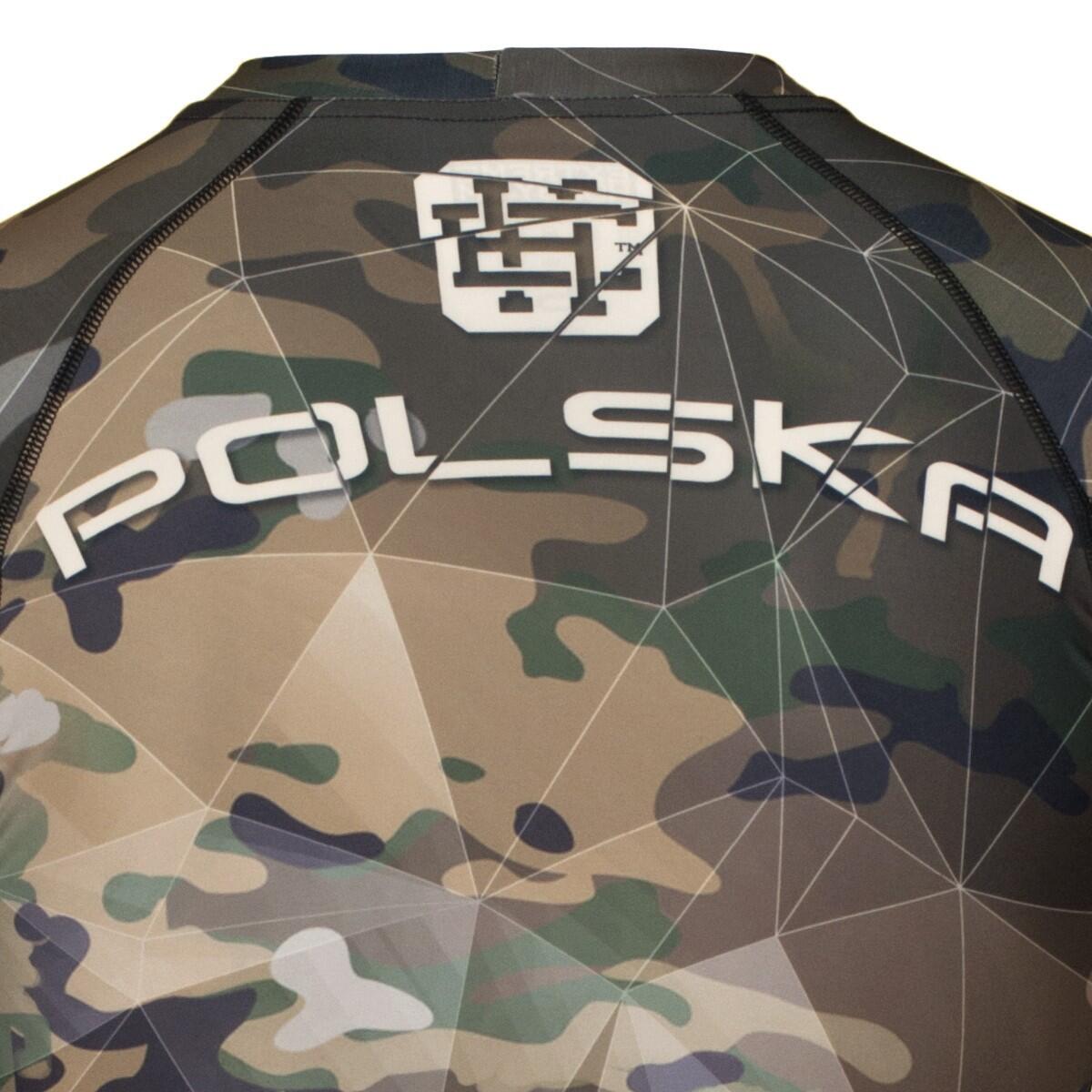 Kurzarm-Rashguard für Herren für MMA EXTREME HOBBY POLSKA CAMO 5/7