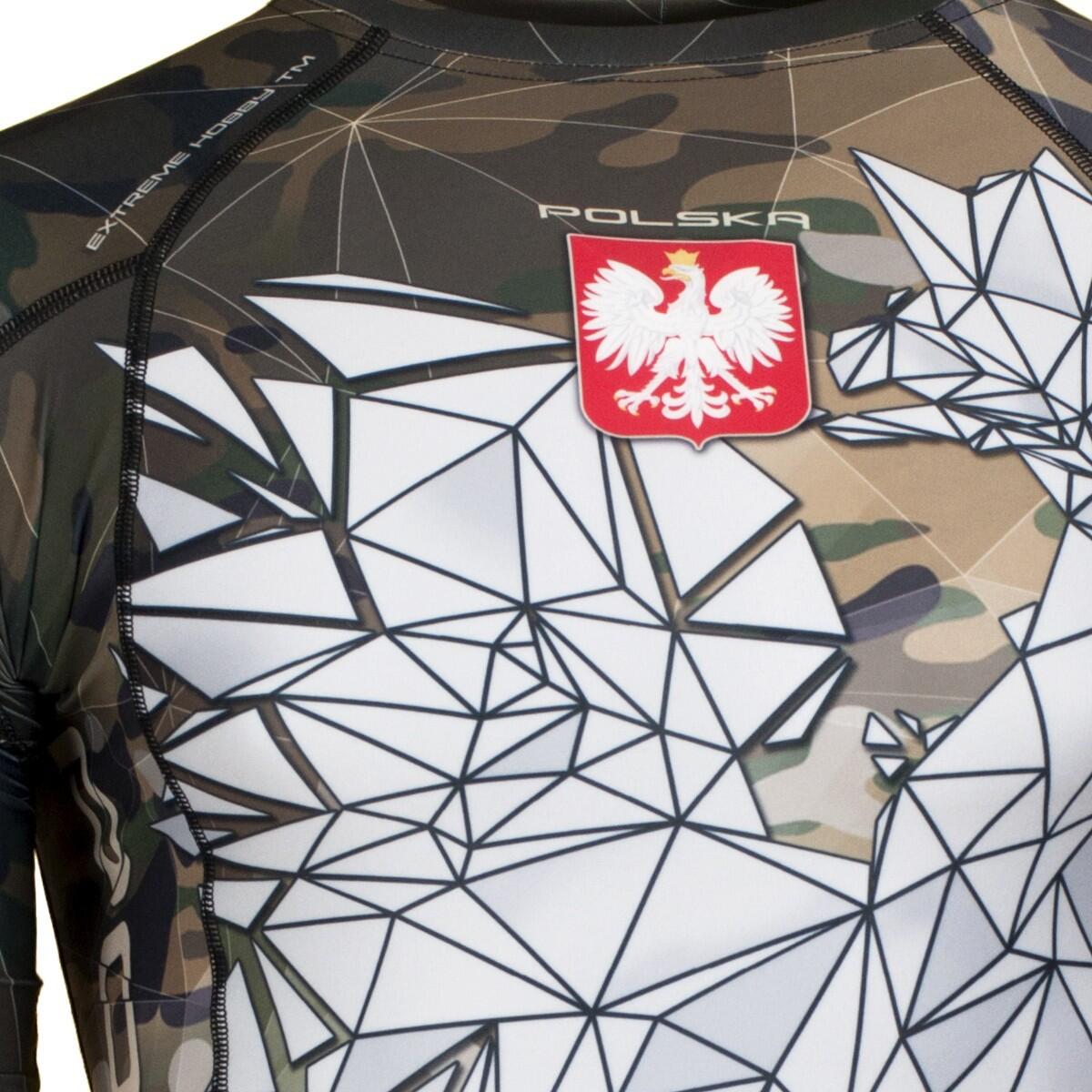 Kurzarm-Rashguard für Herren für MMA EXTREME HOBBY POLSKA CAMO 4/7