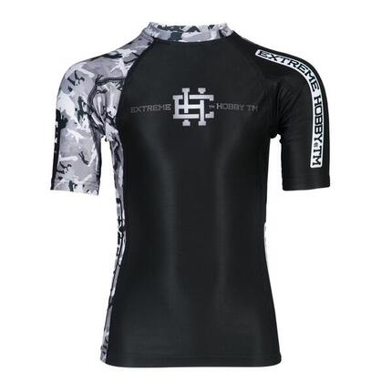 Rashguard mit kurzen Ärmeln für Kinder für MMA EXTREME HOBBY COMBAT GAME