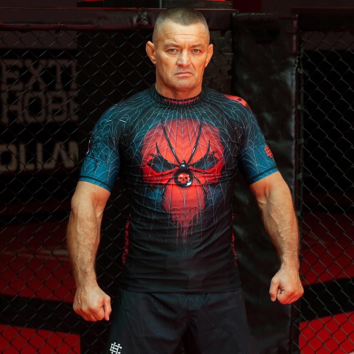 Rashguard homme à manches courtes pour le MMA WIDOW 2/7