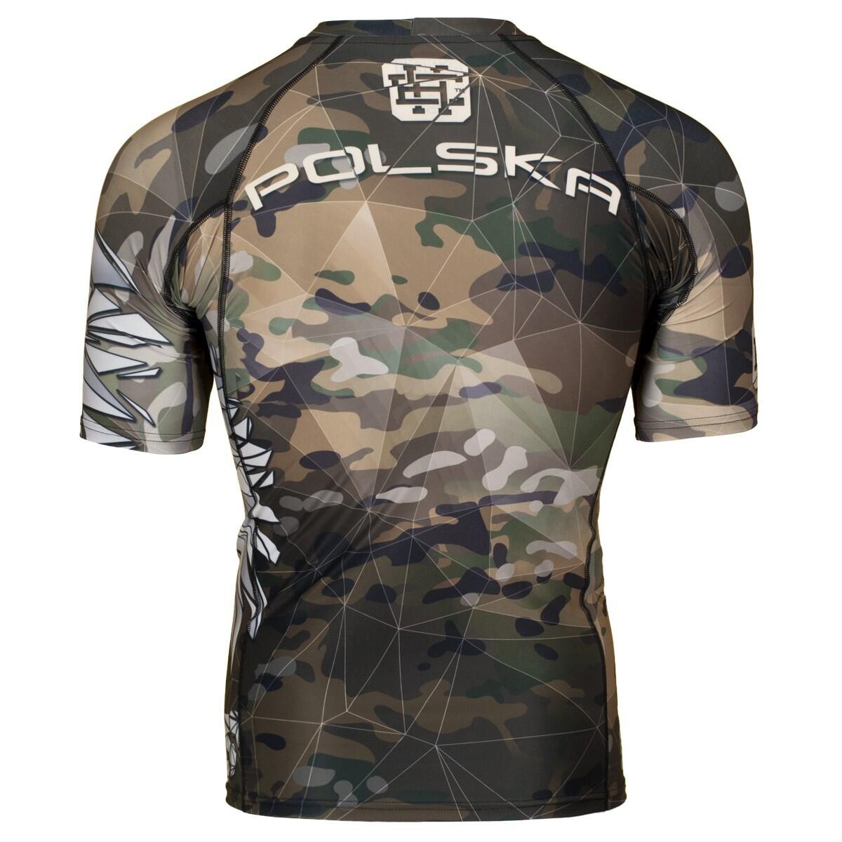 Kurzarm-Rashguard für Herren für MMA EXTREME HOBBY POLSKA CAMO 2/7
