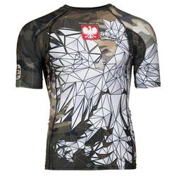 Rashguard homme à manches courtes pour le MMA POLSKA CAMO