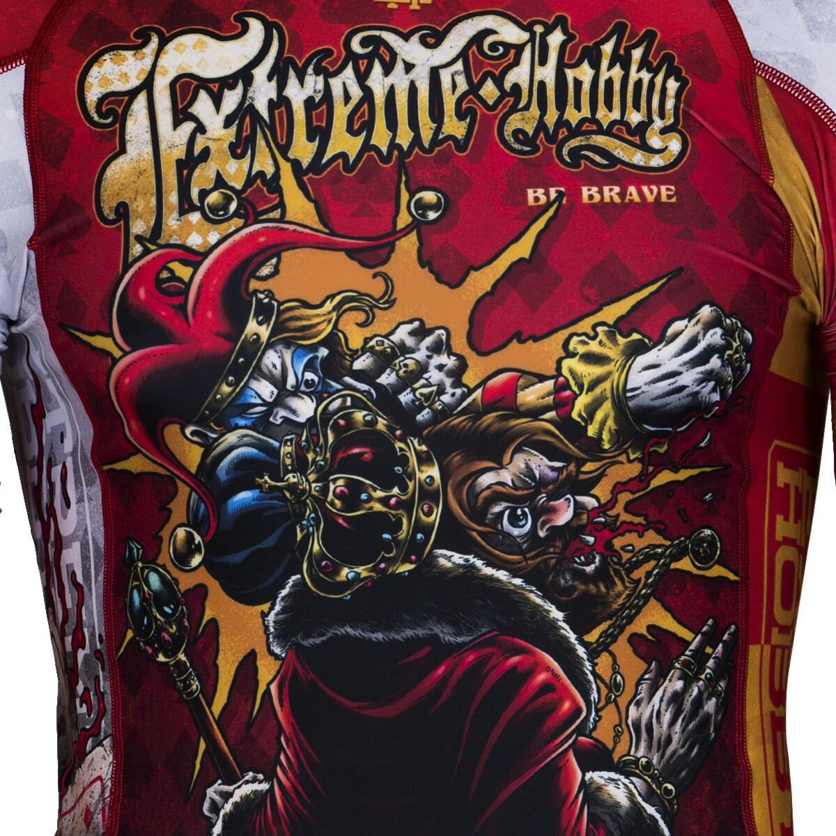 Rashguard à manches longues pour hommes MMA EXTREME HOBBY KILLER CARDS 5/7