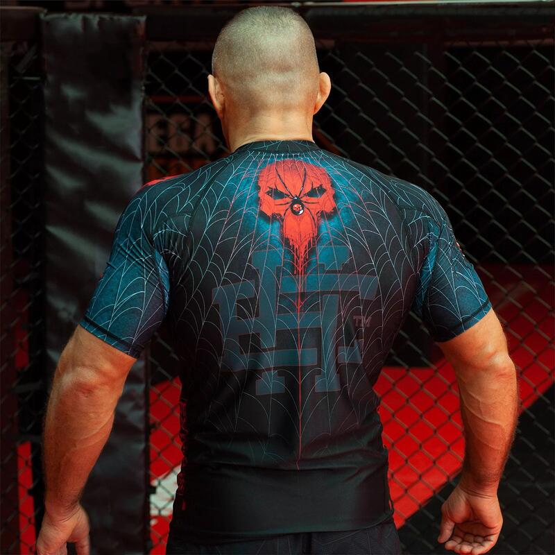 Koszulka Męska na siłownię rashguard MMA EXTREME HOBBY WIDOW