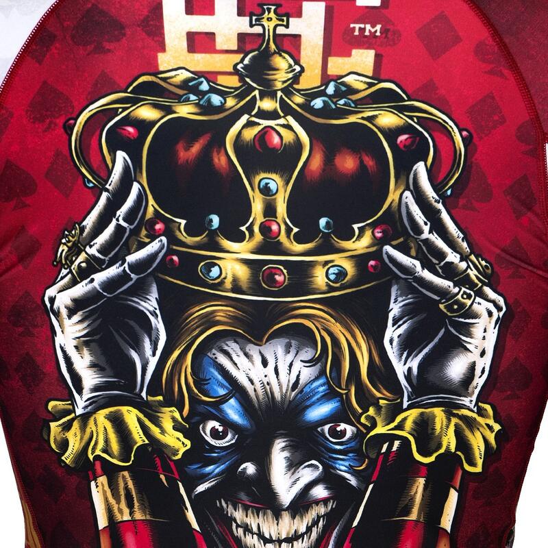 Koszulka Męska na siłownię rashguard MMA EXTREME HOBBY KILLER CARDS 2