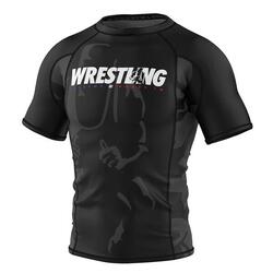 Rashguard homme à manches courtes pour le MMA BOLD WRESTLING