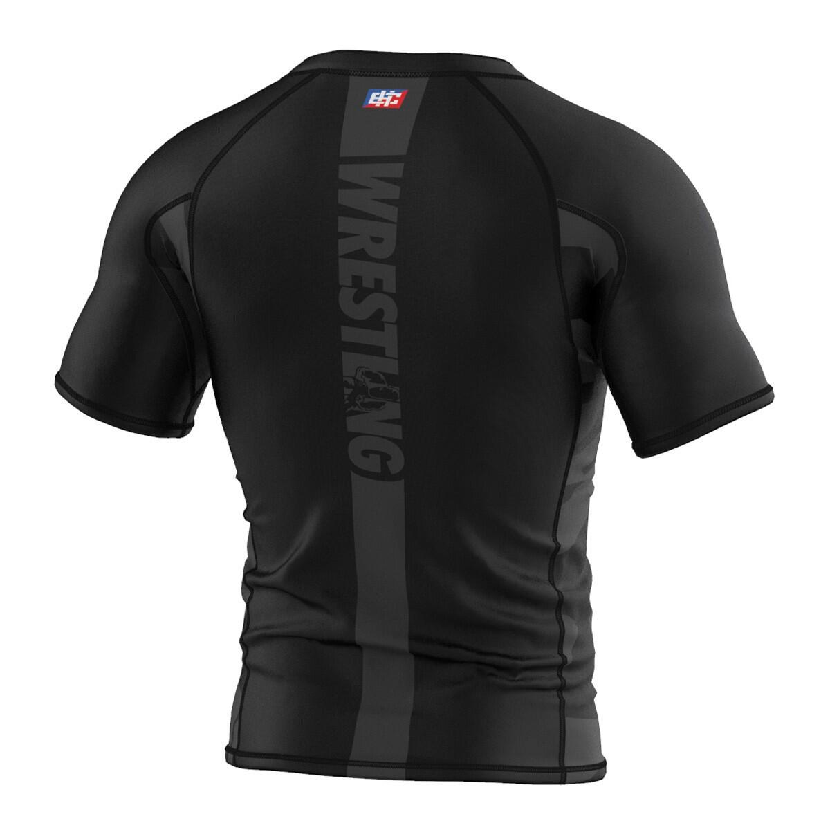 Rashguard da uomo a maniche corte MMA EXTREME HOBBY BOLD WRESTLING 2/6