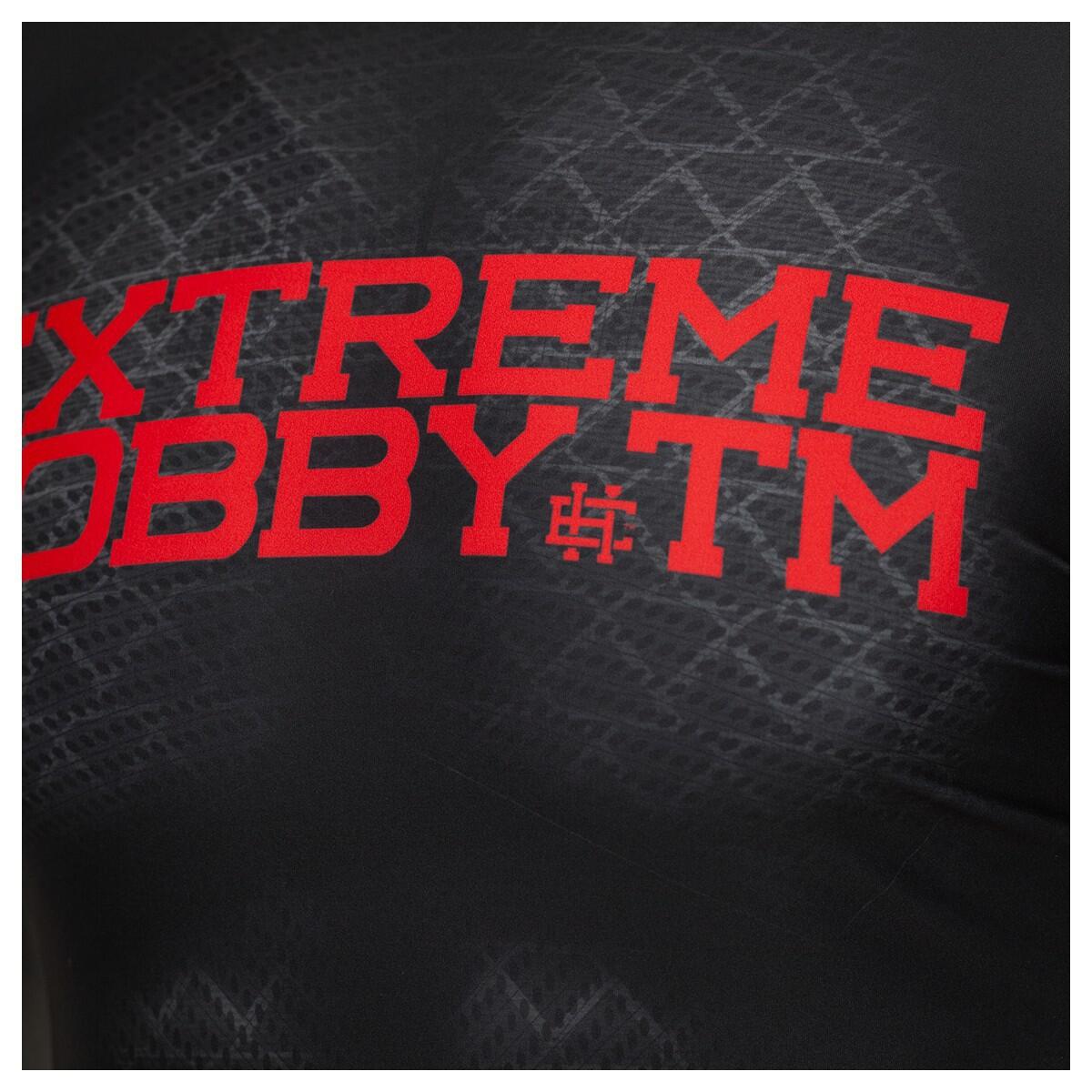 Rashguard da uomo a maniche corte MMA EXTREME HOBBY BLACK ARMOUR 5/7