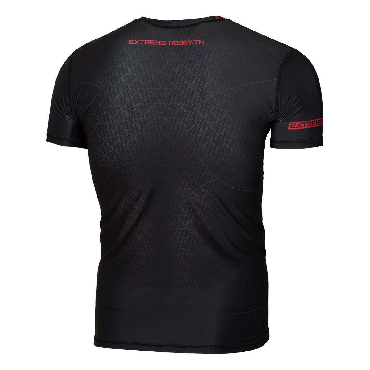 Rashguard da uomo a maniche corte MMA EXTREME HOBBY BLACK ARMOUR 4/7