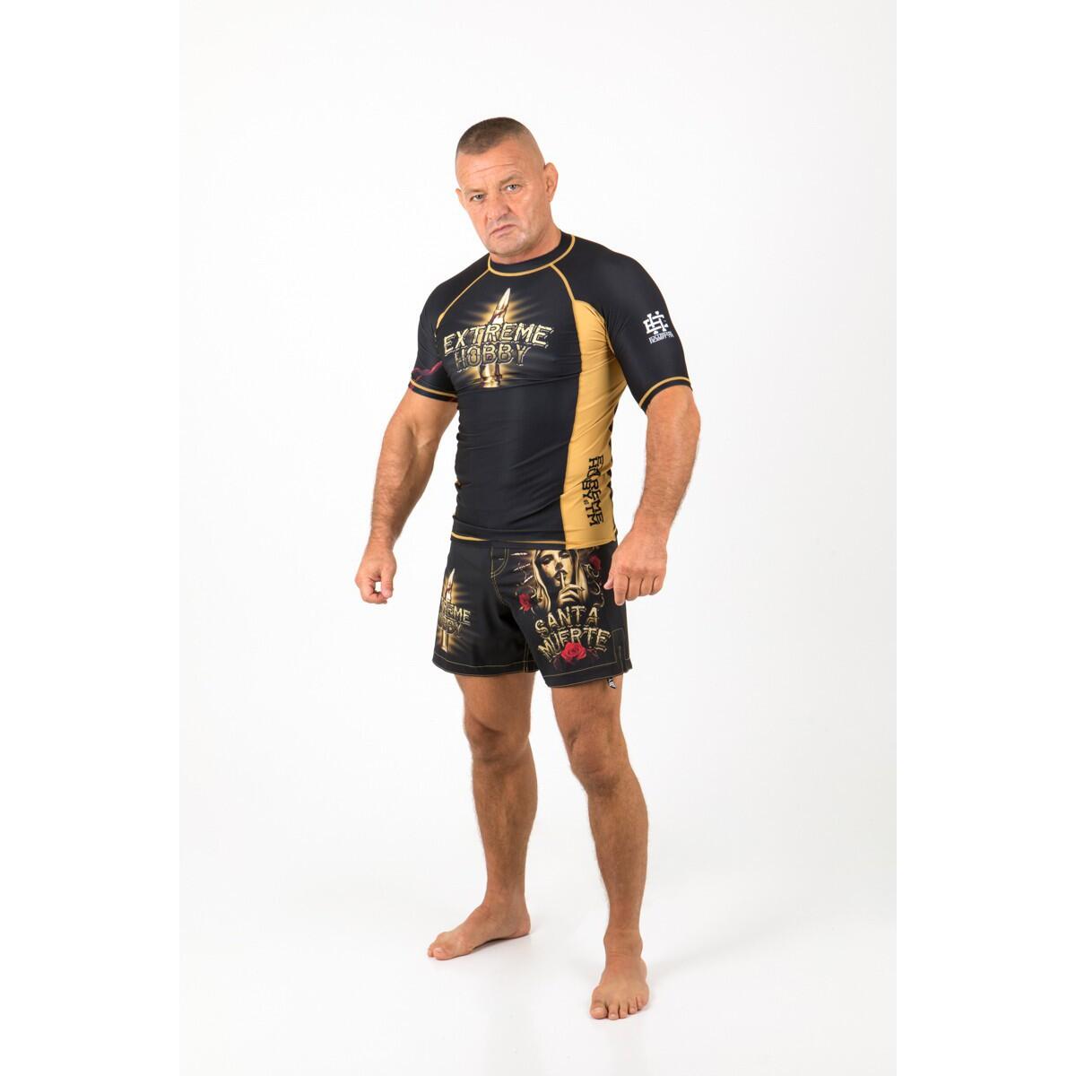 Rashguard homme à manches courtes pour le MMA SANTA MUERTE 3/7