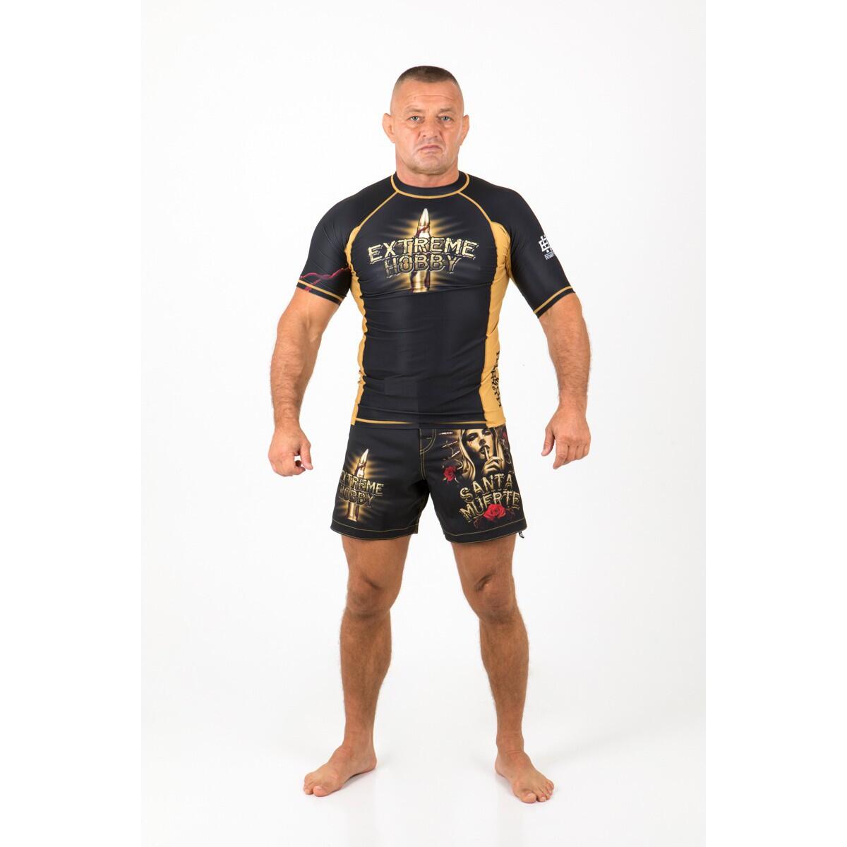 Rashguard homme à manches courtes pour le MMA SANTA MUERTE 4/7