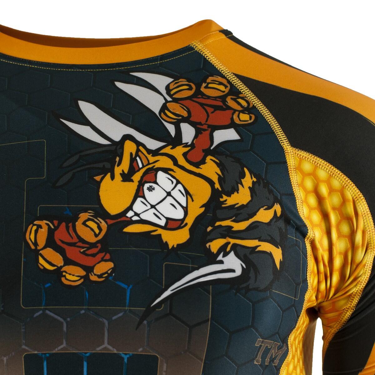 Rashguard homme à manches courtes pour le MMA ANGRY WASP 5/7