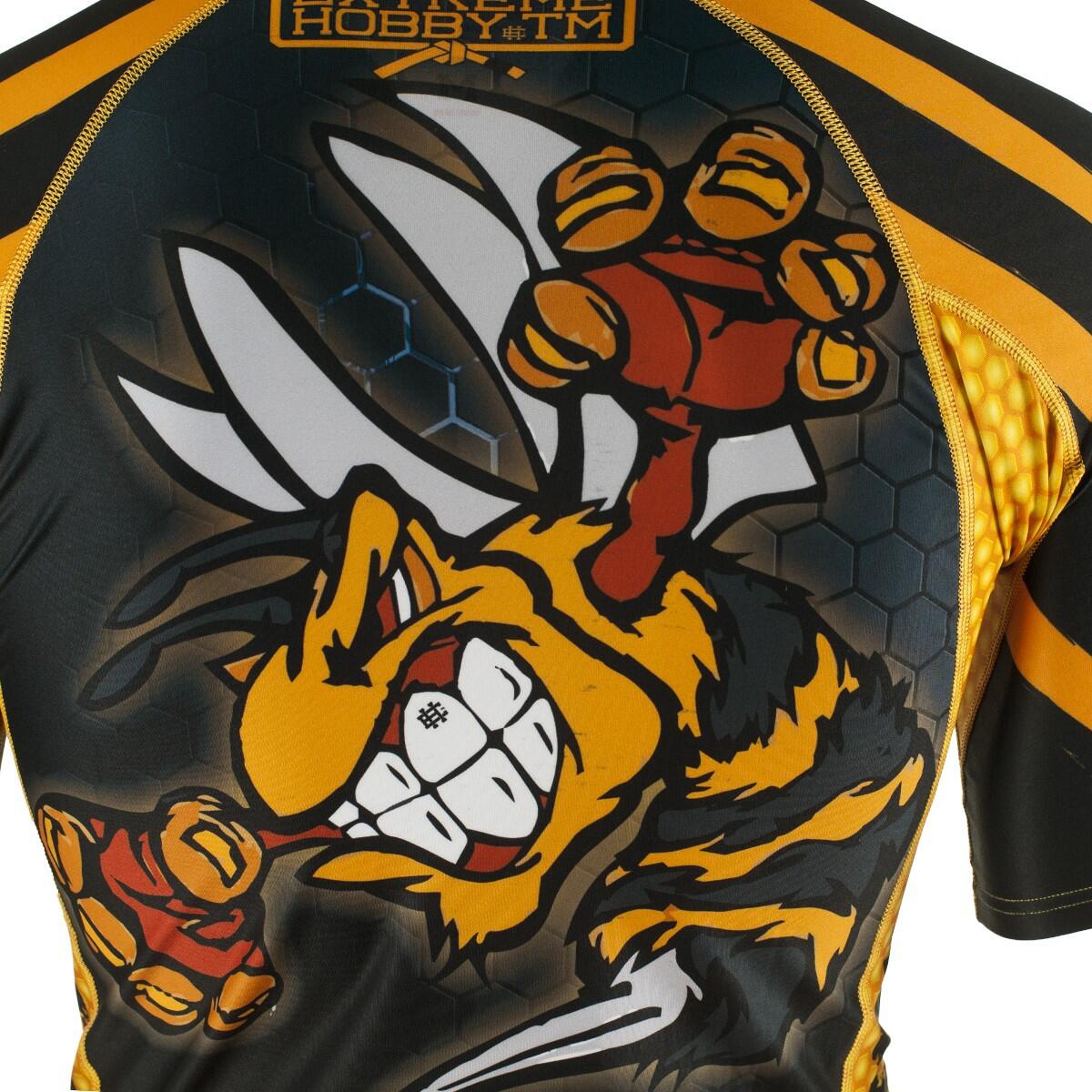 Rashguard homme à manches courtes pour le MMA ANGRY WASP 6/7