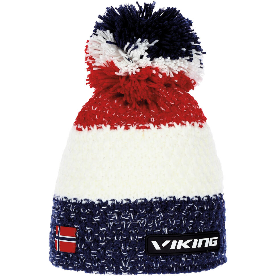 Czapka narciarska dla dorosłych Viking Cornet, z pomponem