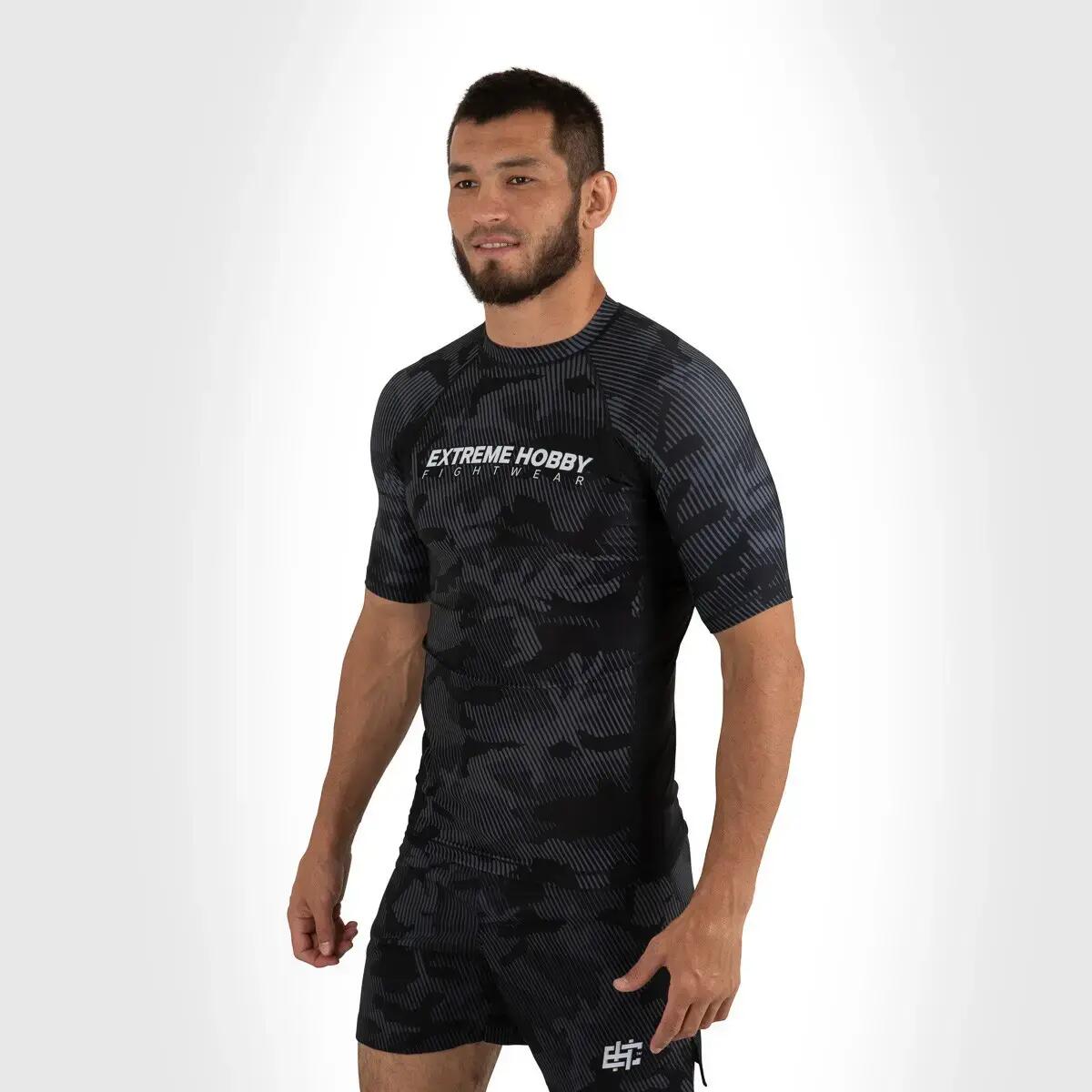 Koszulka Męska Rashguard MMA na Siłownię EXTREME HOBBY HAVOC 5/8