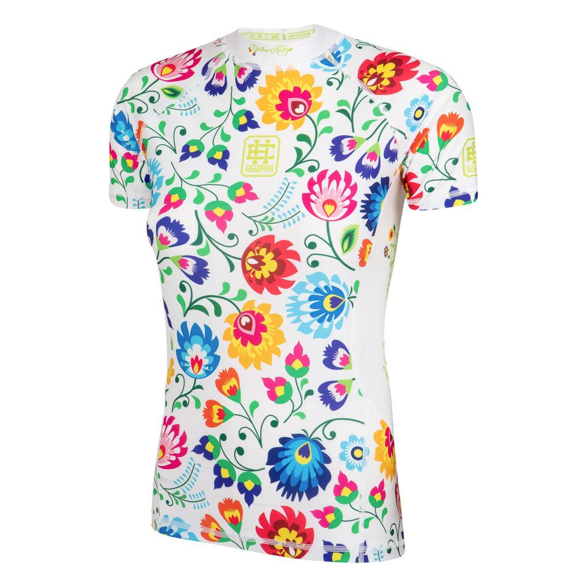 EXTREME HOBBY Rashguard da donna a maniche corte MMA Fitness EXTREME HOBBY FOLK 2