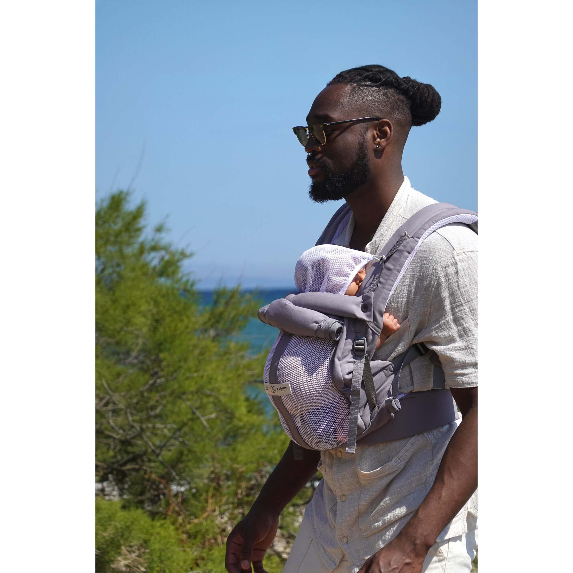 Porte bebe PhysioCarrier 4m TOUT GRIS LOVE RADIUS Decathlon