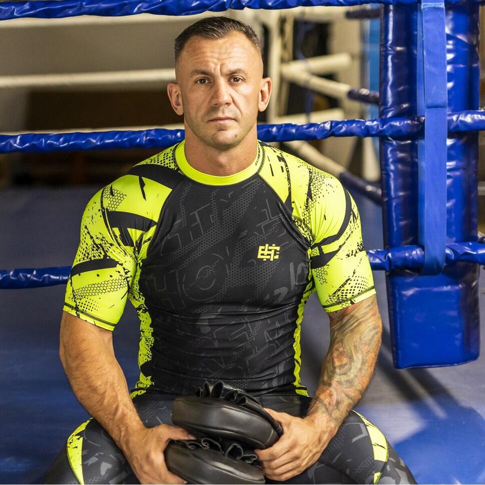 Koszulka Męska na siłownię rashguard MMA EXTREME HOBBY NEO