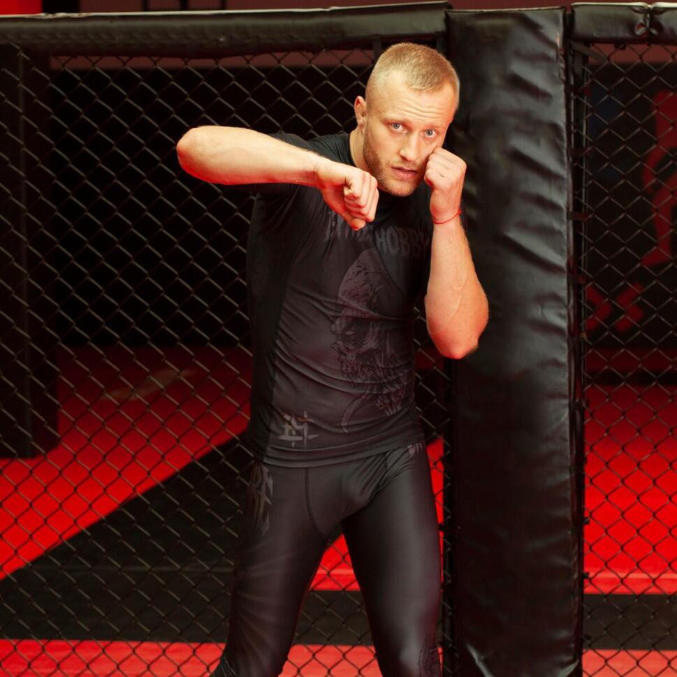 Koszulka Męska na siłownię rashguard MMA EXTREME HOBBY NIGHTMARE 2