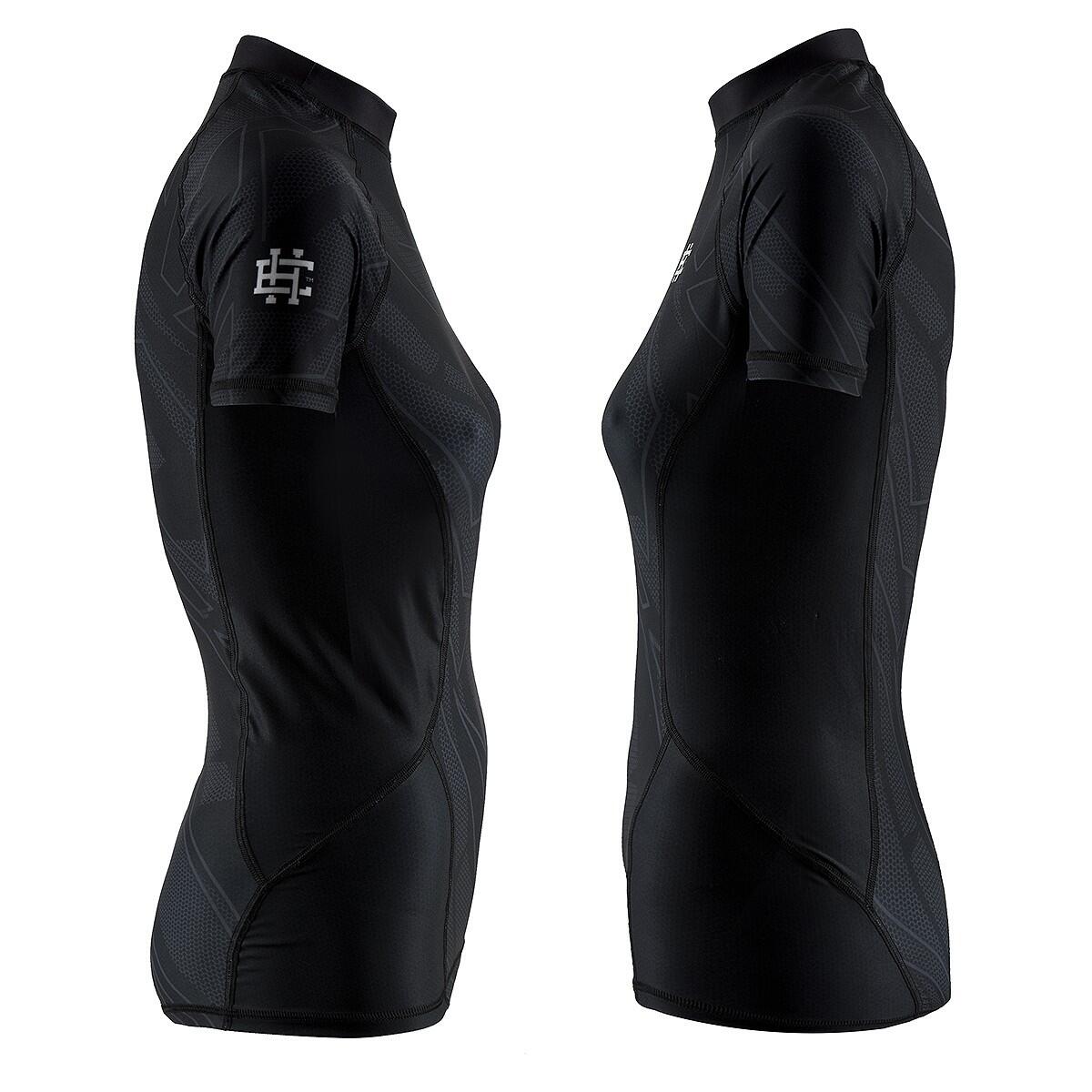 Rashguard donna MMA maniche corte EXTREME HOBBY SHADOW 3/5